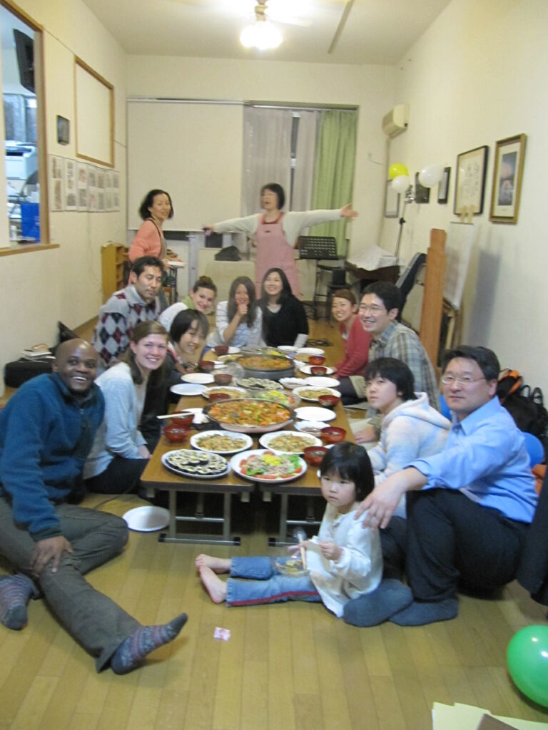 ラミークラブ中高生の一泊お泊り会の写真です。